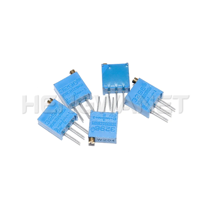 10PCS 3296 potentiometer Kit High Precision 3296W Variable Resistor 100R -1M 200R 500R 1k 2k 5K 10K 20K 50K 100K 200k 500k