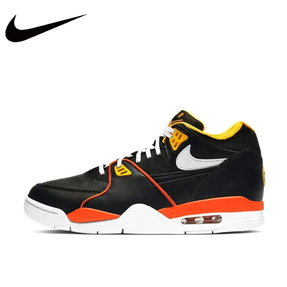 

NIKE Flight Legacy men's shoes mid-top air cushion wear casual basketball sneakers