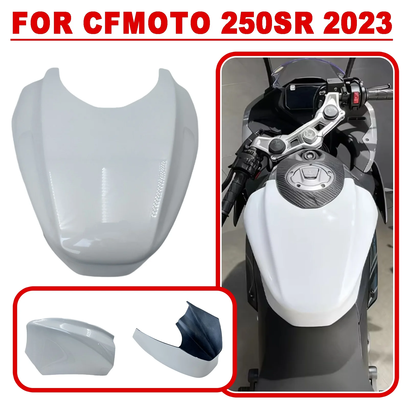 Motorcycle Tank Pad Sticker Tank Protect Cover Guard Fuel Tank Protection Cover For CFMoto 250SR 2023+