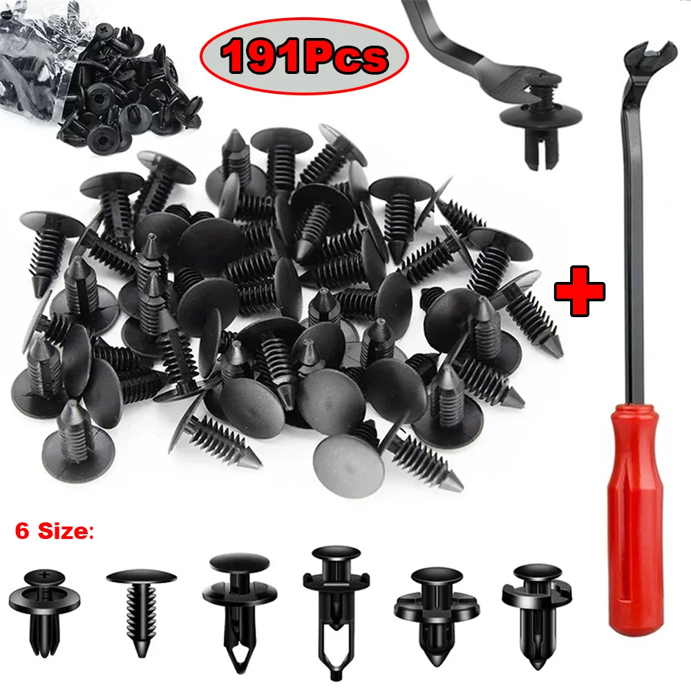Car Clips Fasteners Kit Auto Trim Panel Clip Mixed Body Bumper Rivet Door Trim Panel Retainer Car Interior Accessories Clips