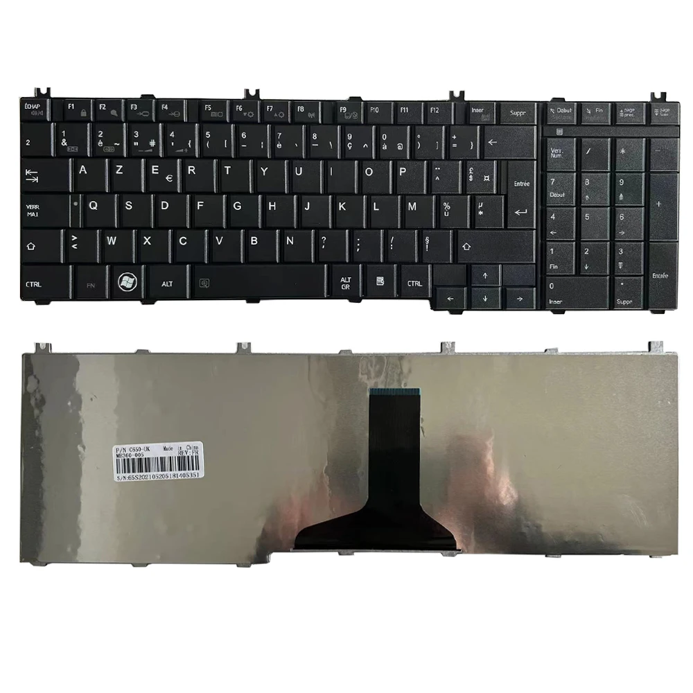 New French Keyboard For Toshiba Satellite L670 L670D L675 L675D C660 C660D L655 L655D L650 C670 L750 L750D Laptop FR Black