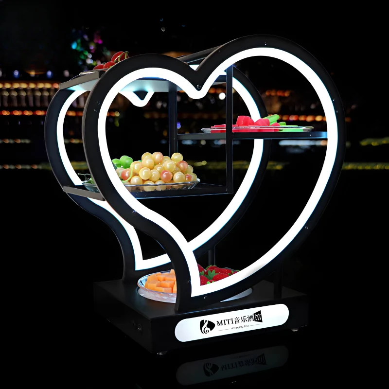 

Assorted Snack Plate LED Light Emitting Diode Bar KTV Pack Luminous Ice Pattern Halloween & Christmas Dried Fruit Plate