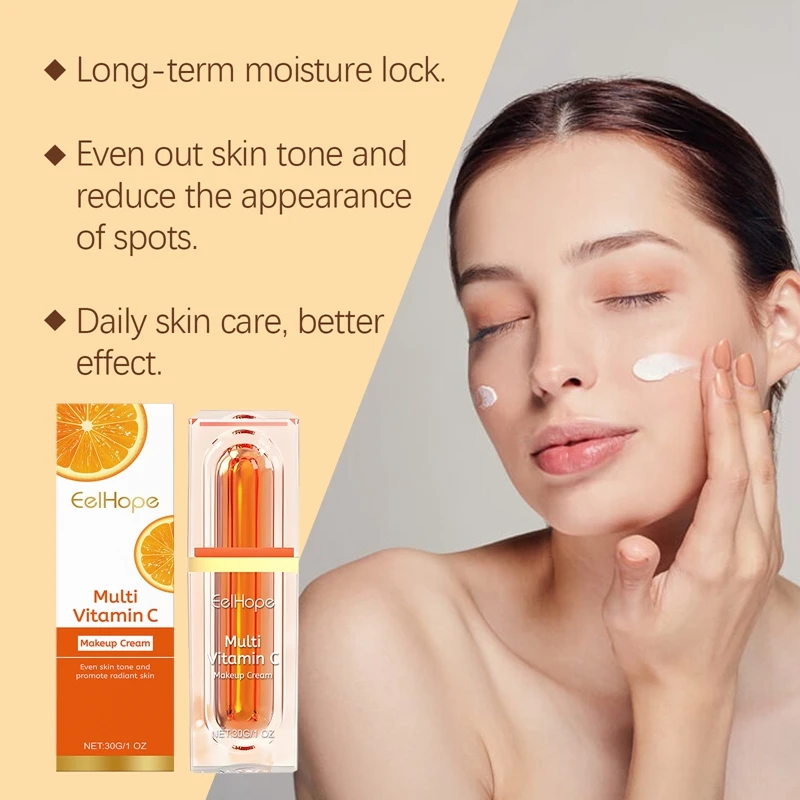 Vitamine C Complex Make-up Crème Hydraterende Boost Radiance Concealer Toning Huidskleur Voedende Gezichtscrème