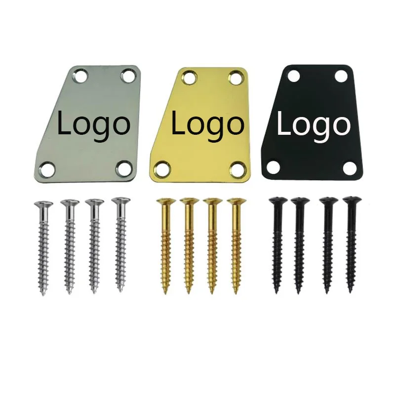 Electric Guitar ESP Type Neck Plate Customized Personalized Logo Custom Shop
