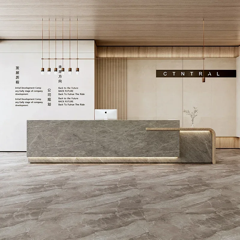 

Simple Office Reception Desk Banco Restaurant Lectern Luxury Reception Desk Information Consul Empfangstheke Room Furniture