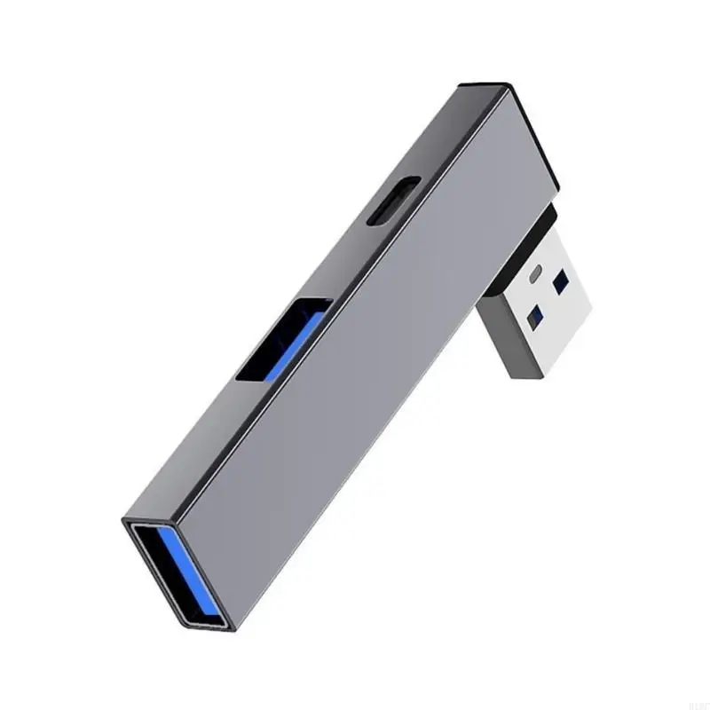 Speed USB3.0 Hub USB to Double USB Port USB Splitter 5Gbps USB C Data Port