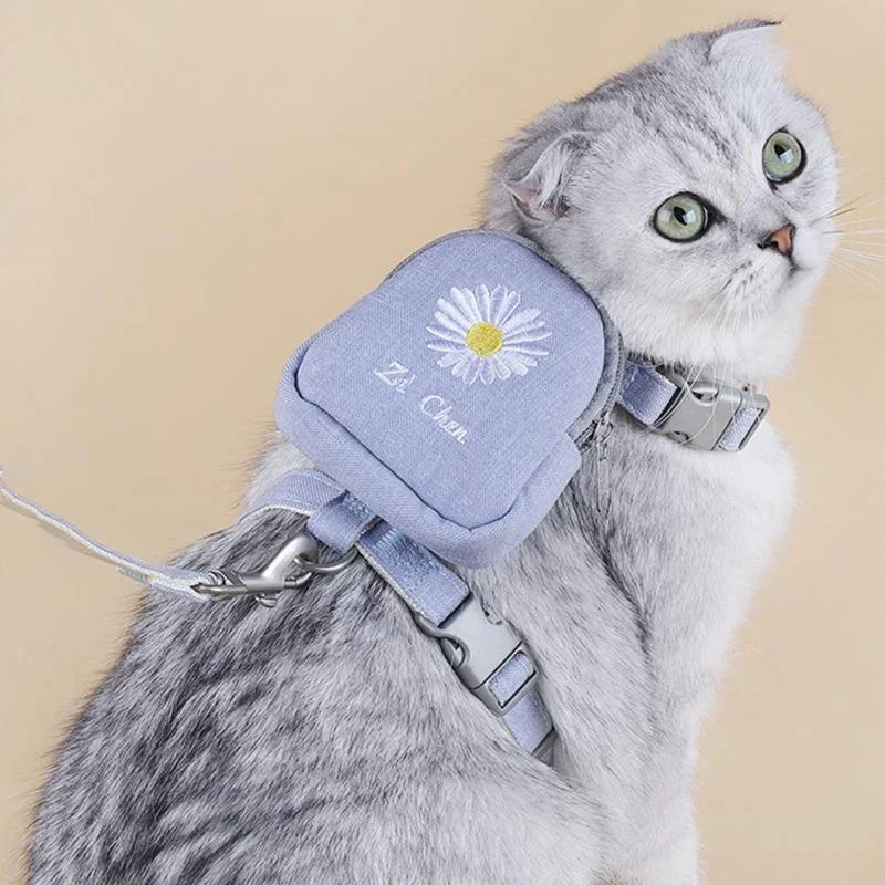 

Pet Cat Backpack with Harness Leash Backpack for Small Dog Multifunction Self Carrier Cats Dogs Backpack Bag