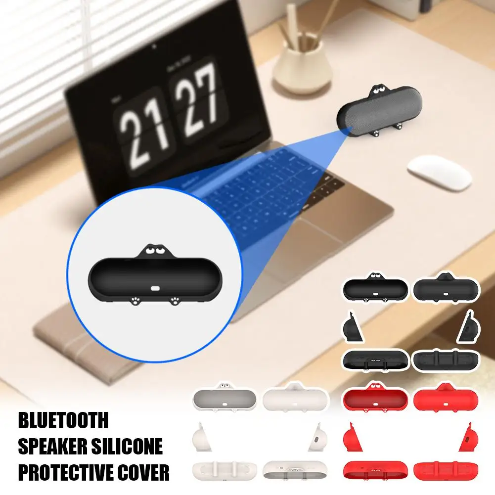 For Pill 2024 Release For Magic Sound Beat Pill(2024 Release) Bluetooth Speaker Silicone Protective Cover Dust Storag D3R5