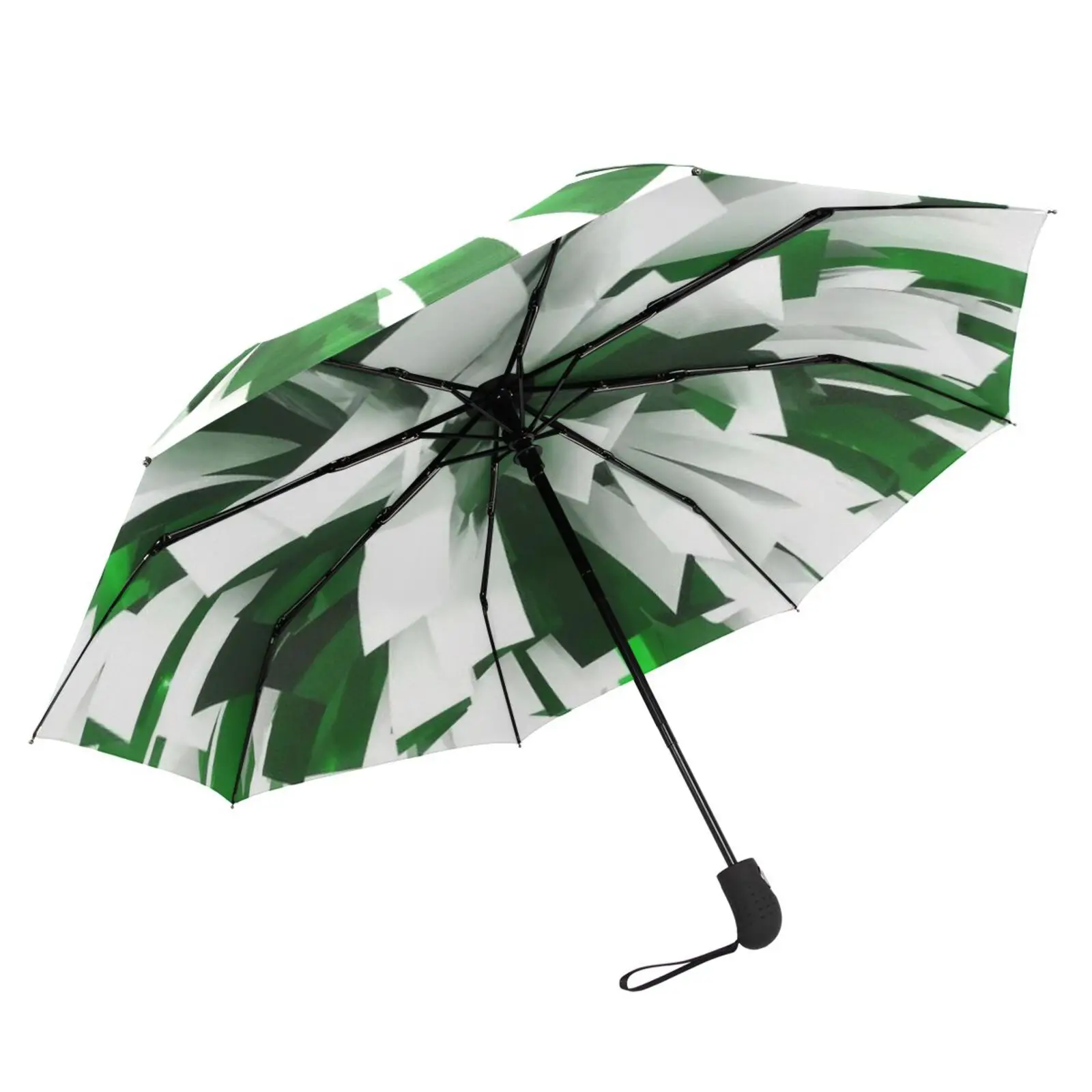 Automatic Umbrella Classic Colorful design Parasol Rain Sun Protection Women  Umbrella Three Folding Portable Umbrella Outdoor