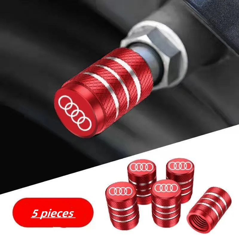 

5 шт. автомобильная шина, колпачок воздушного клапана, декоративный аксессуар для Audi Sline A1 A2 A3 A4 A4L A5 A6 A6L A7 A7L A8 A8L TT Q1 Q2 Q2L Q3 Q4