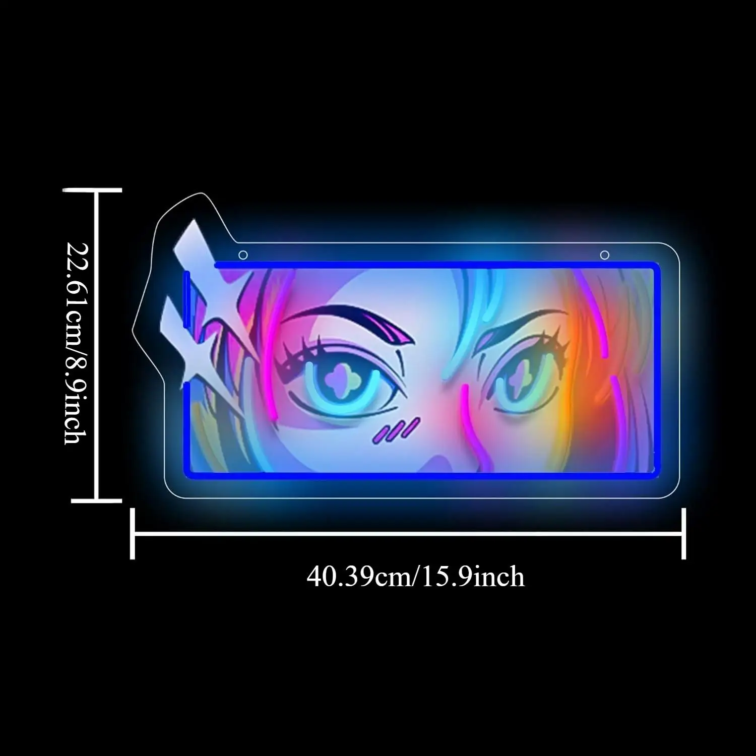 Passionate Eyes Neon Sign USB Dimmable LED Lights for Man Cave Bar Garage Game Room Gothic Wall Decor Birthday Holiday Gifts view 5