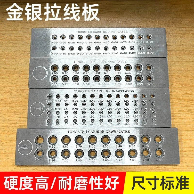 Round Wire Drawing Board Genuine Premium Xu Wire Drawing Board Gold and Silver   Board Semi-Circular  Goldsmith Jewelry Tool