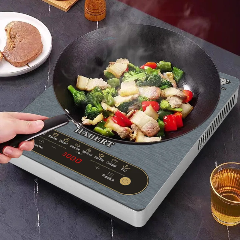 

Portable Induction Cooktop, 3500W Sensor Touch Electric Induction Cooker Small Hot Pot Heating Stove Kitchen Induction Cooktop