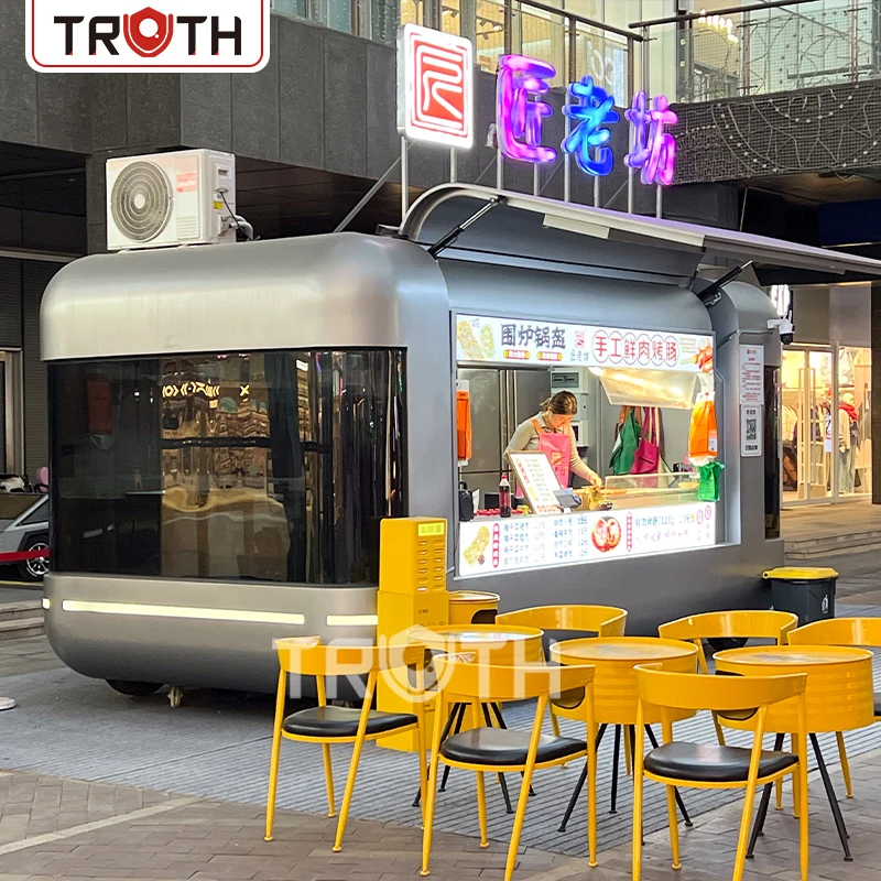 Mobile Catering Food Truck With Pizza Custom Led Display Screen Outdoor for  Food Trucks Mobile Mobile Food Van Kitchen