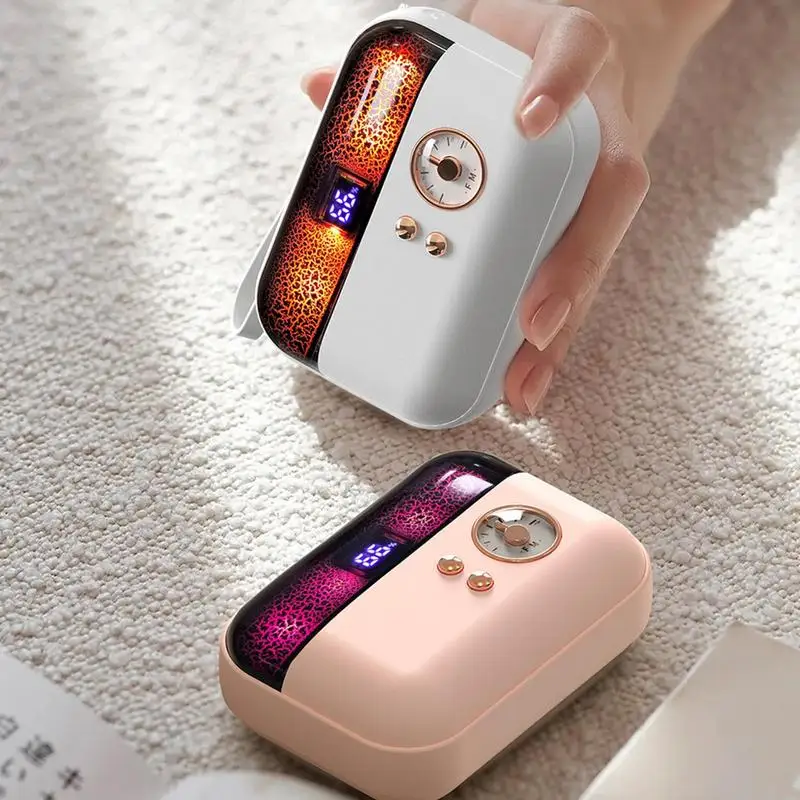 Electric Hand Warmer Portable Hand Warmer 4000mAh Hand Heater with Double-Sided Heating Large Capacity Rechargeable Heater for