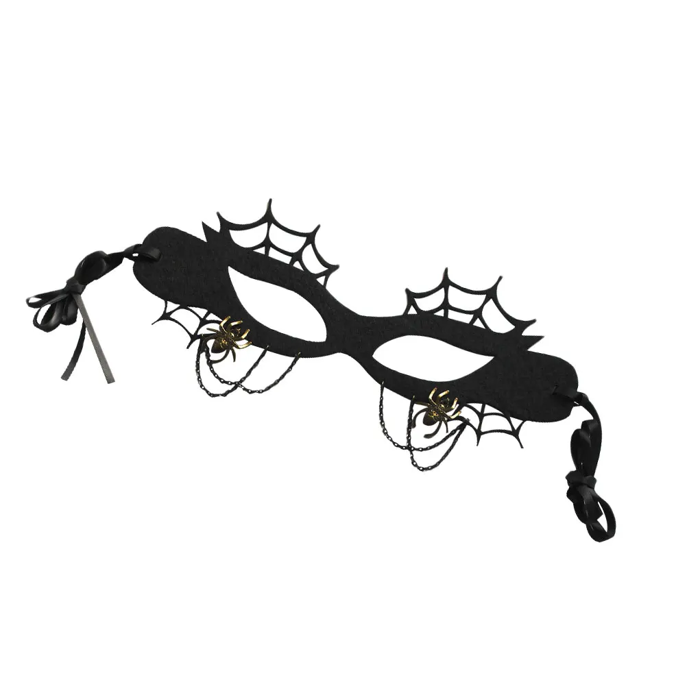 

Felt Half Face Mask for Women Creative Princess Prop Reusable No Decolorization Comfortable Touch