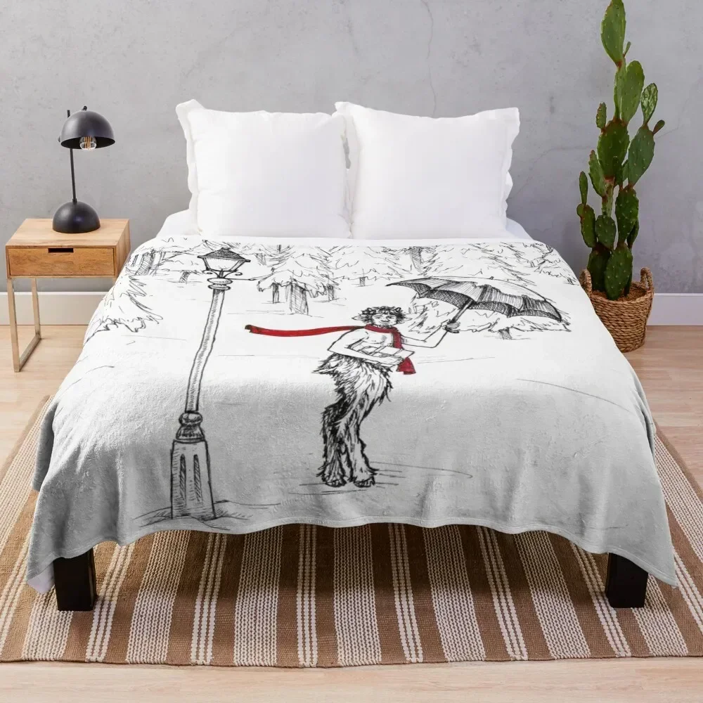 The Lion, The Witch, and the Wardrobe, Chronicles of Narnia Mr. Tumnus Throw Blanket