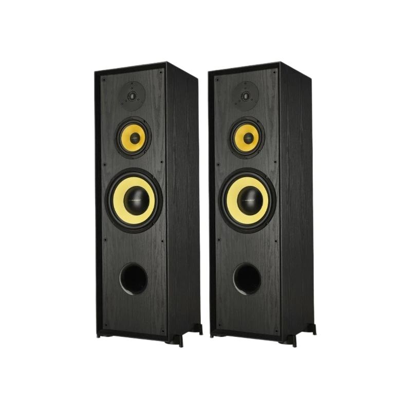 

AJ-1003 10-Inch 3-Way Passive Floor Standing Speakers, Q2R Tweeter + K6.5 Mid + SK10 Woofer, 300W Hi-Fi Front Tower