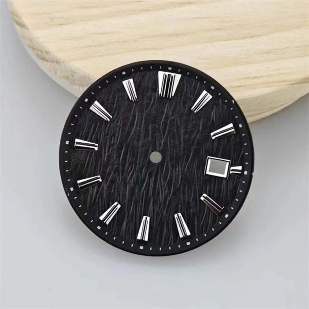 NH35 Dial 33.5mm Black White Blue GS Dial for NH35 NH36 Movement Watch Accessories