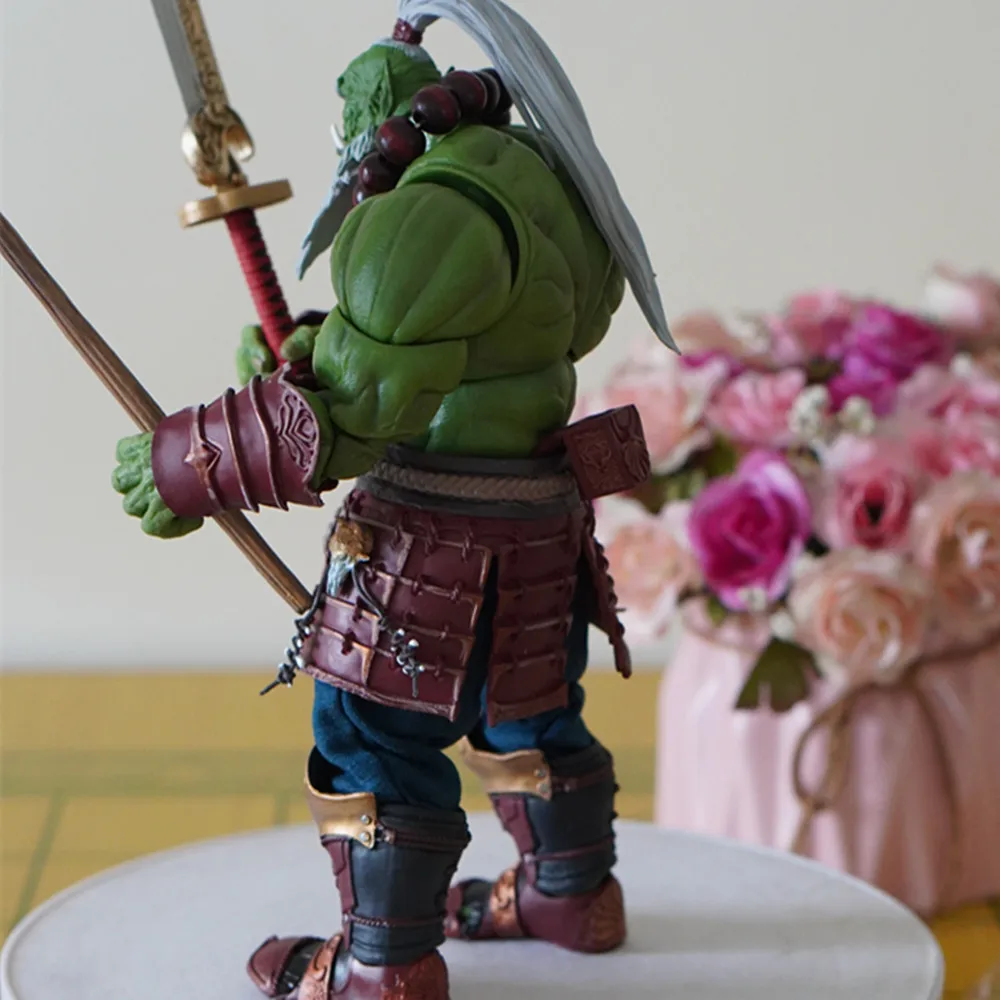 21cm World Of Warcraft Orc Figure Blade Master Figures World Of Warcraft Guardian Of The Horde Model Collection Decora Toys Gift - view 4