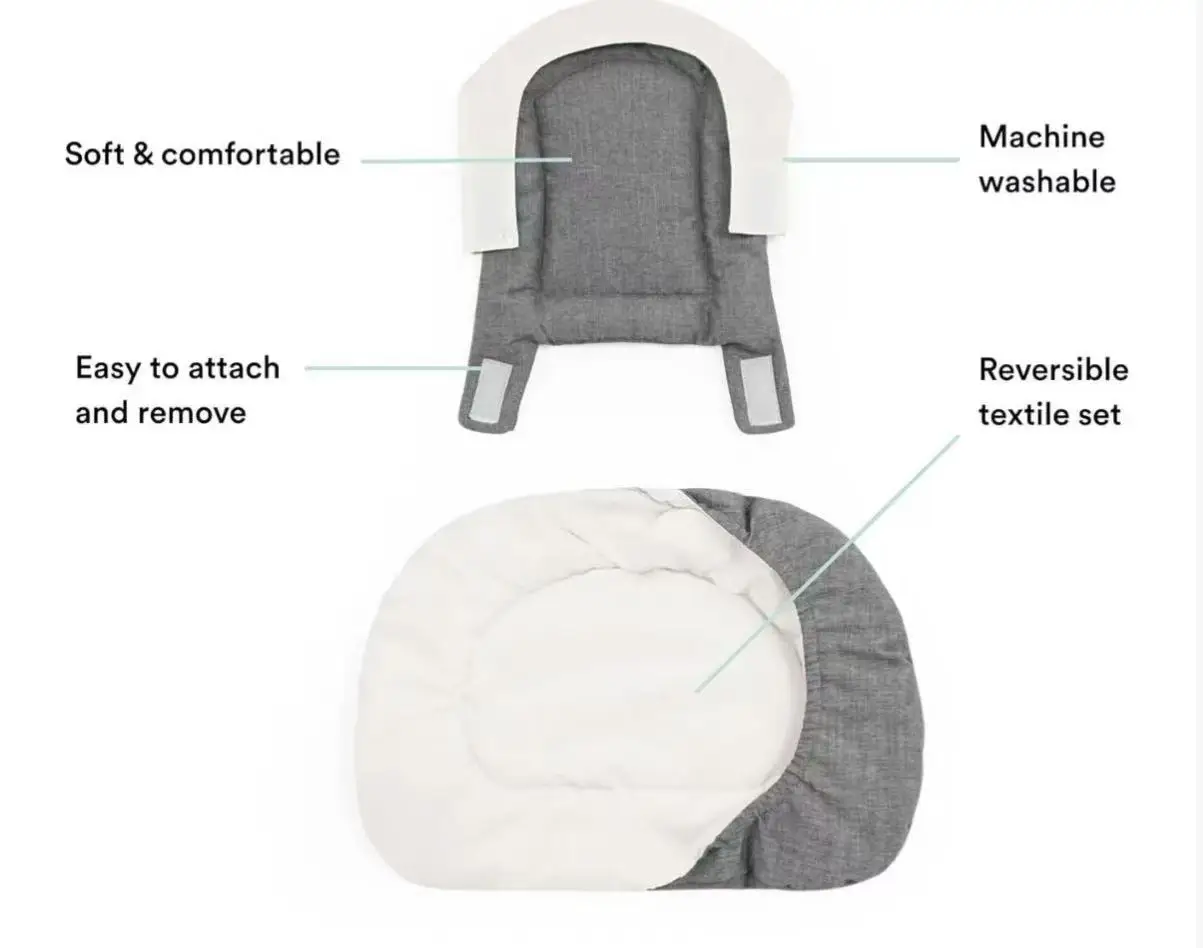 

High chair cushion for nomi high chair replacement seat cover for nomi highchair Adds Softness & Comfort to The Chair & High Cha