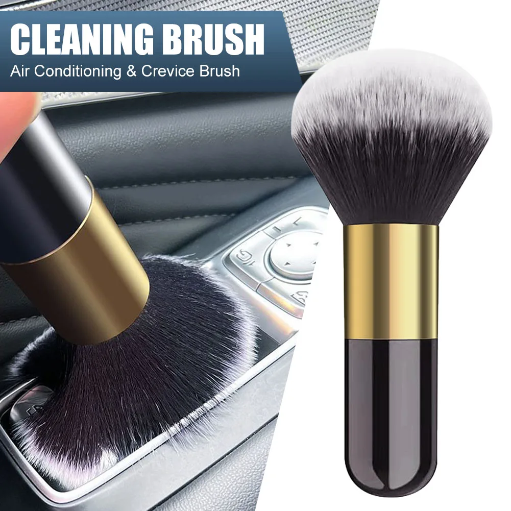 

Auto Air Conditioner Cleaner Brush Air Outlet Cleaning Brush Car Detailing Brush Dust Cleaner Soft Brush Keyboard Cleaning Tool