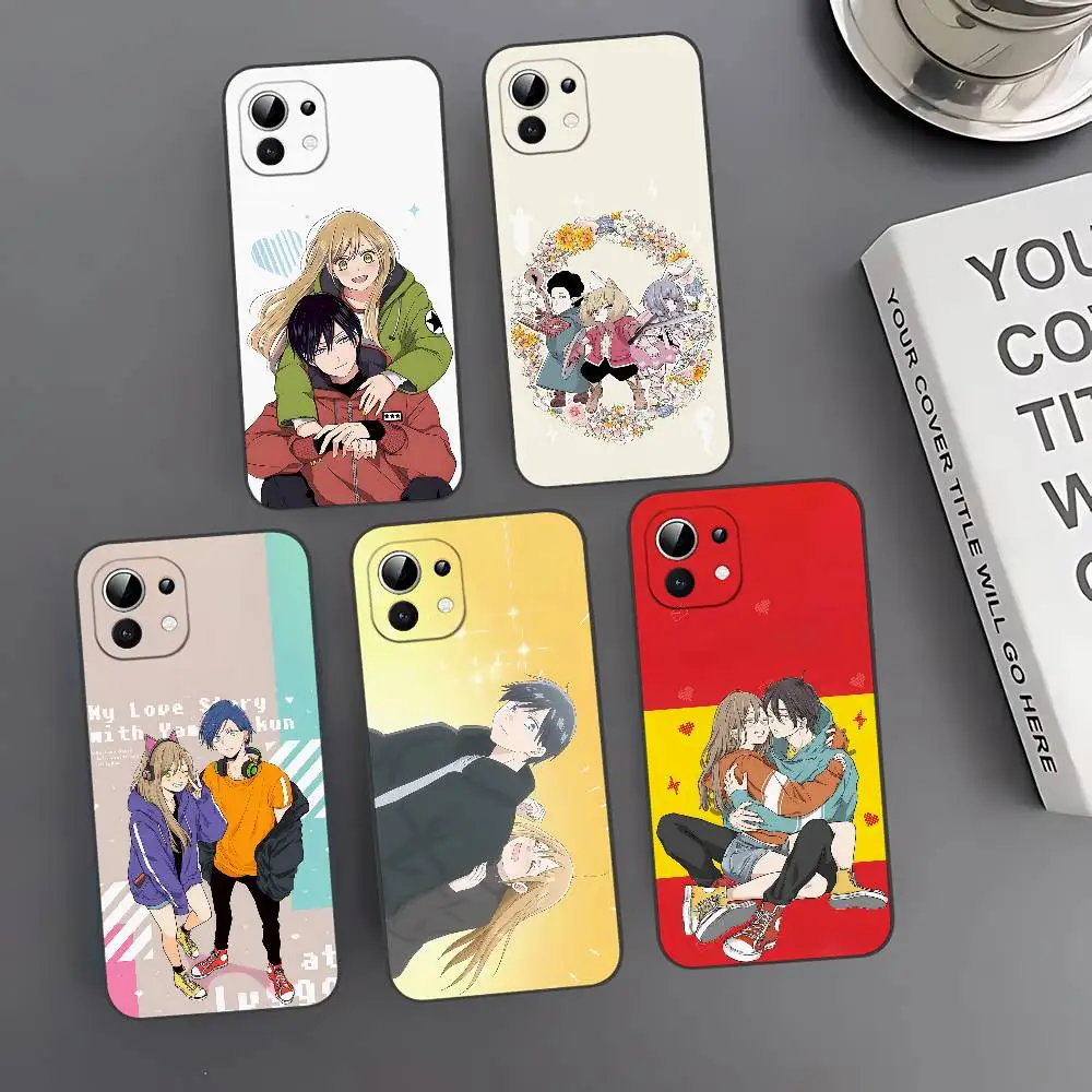 

My Love Story With Yamada-kun At Lv999 Black Shockproof Phone Case For Xiaomi 12,11,12S Ultra Redmi Note 11,10T,9,9A,8Pro,8T,5G