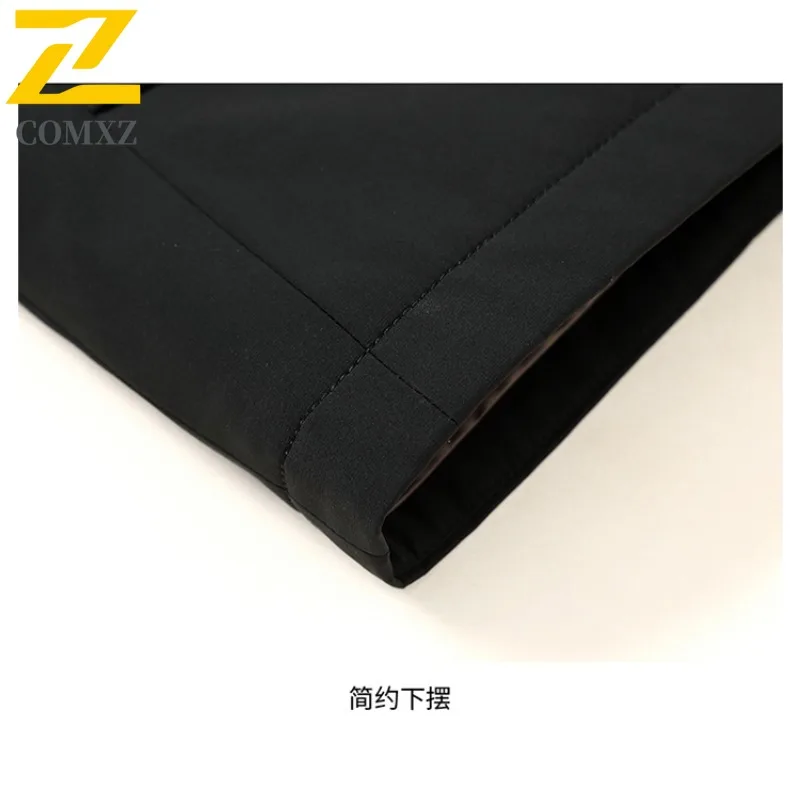 COMXZ New Men Hooded Cotton Coat Winter Thickened Thermal Padded Big Size Puffer Outerwear Waterproof Windproof outdoor Jacket