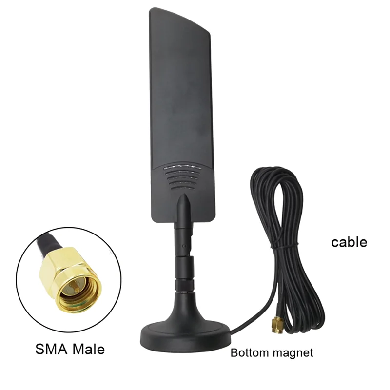 AT41600-6000Mhz أضعاف راوتر لاسلكي 2G 3G GSM GPRS 4G 5G مكاسب عالية 40 ديسيبل LTE إشارة الداعم جميع الفرقة واي فاي هوائي