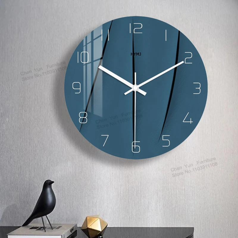 Roundness Hanging Wall Clocks Decoration Fitment Home Decor Silence Fashion Wall Clocks Living Room Wandklok In De Woonkamer