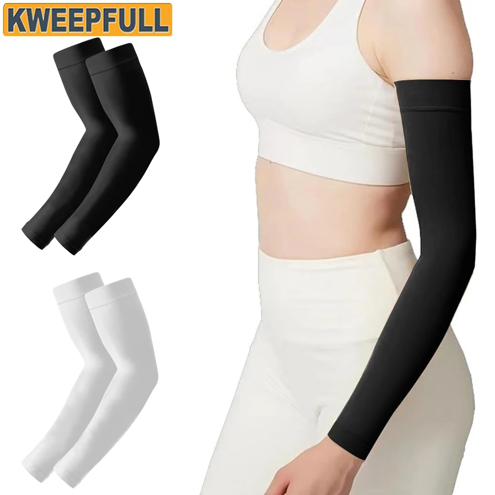 1Pair Arm Compression Sleeve, 20-30 MMHg Full Arm Support, Graduated Compression for Pain Relief, Swelling, Post Surgery Recover