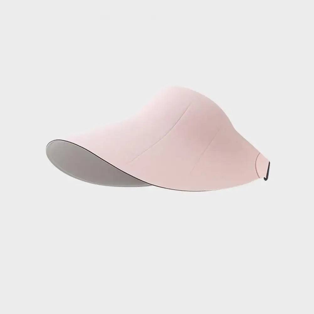 Beach Hat Empty Top Sun Hat with Wind-resistant Brim Double-sided Wearable Cycling Cap Fit Seam Technology for Outdoor Running