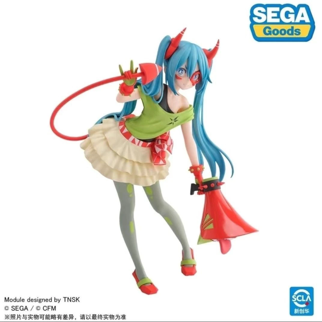 

SEGA Аутентичная фигурка Hatsune Miku DEMONSTAR Cheer Little Devil Prize, подлинный логотип/на складе Быстрая доставка, АБС-пластик, новые коллекторы/подарок