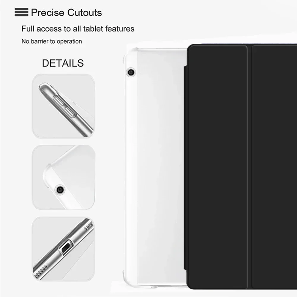 For Huawei MediaPad T3 10 9.6" Tablet Case Smart Wake Cover funda flip Leather Tri fold case stand Sleeve AGS-W09 AGS-L09 L03