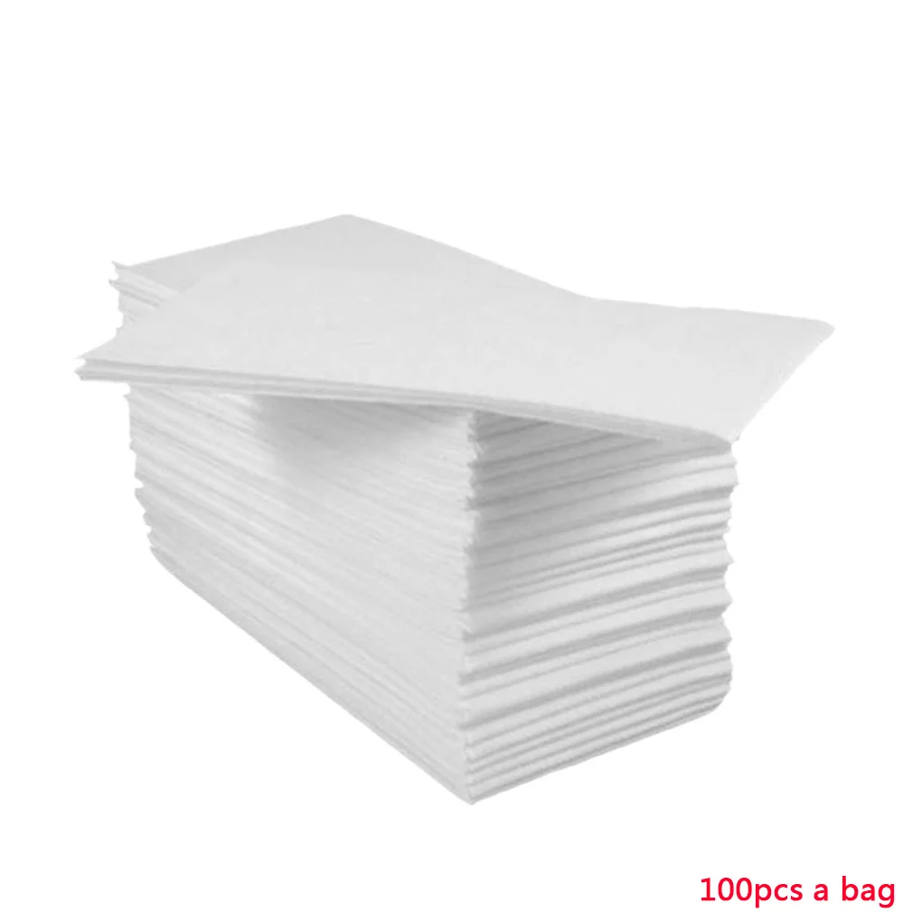 

100pcs Disposable Paper Tissue Single Layer Dust-free Napkin Paper 30x43cm for Restaurant Home Hotel