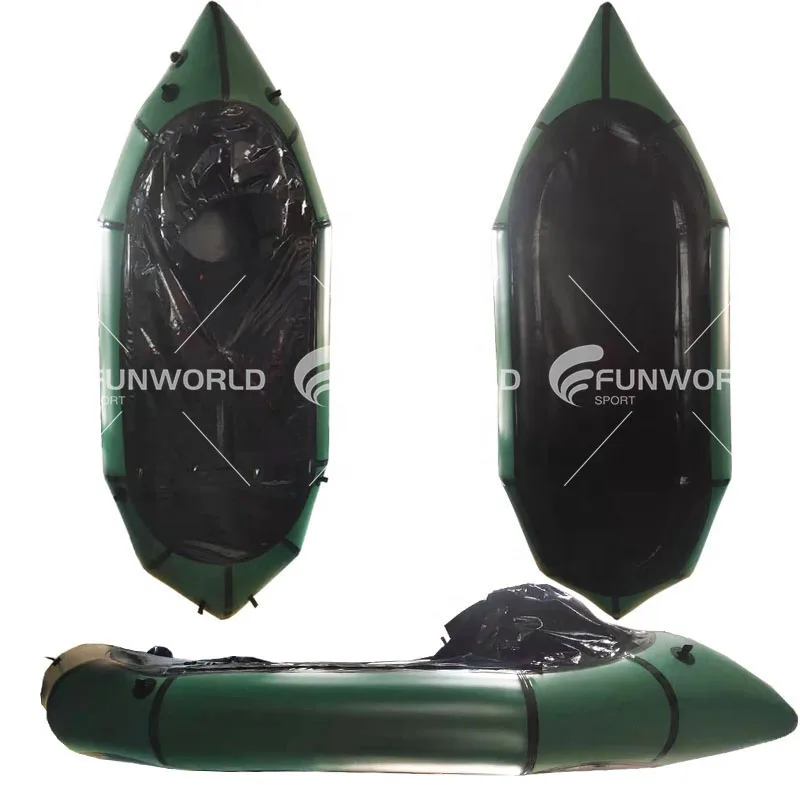 FUNWORLD Lightweight Inflatable TPU Frontier River Rafting Boat Audac Frontier Pack Raft Packraft