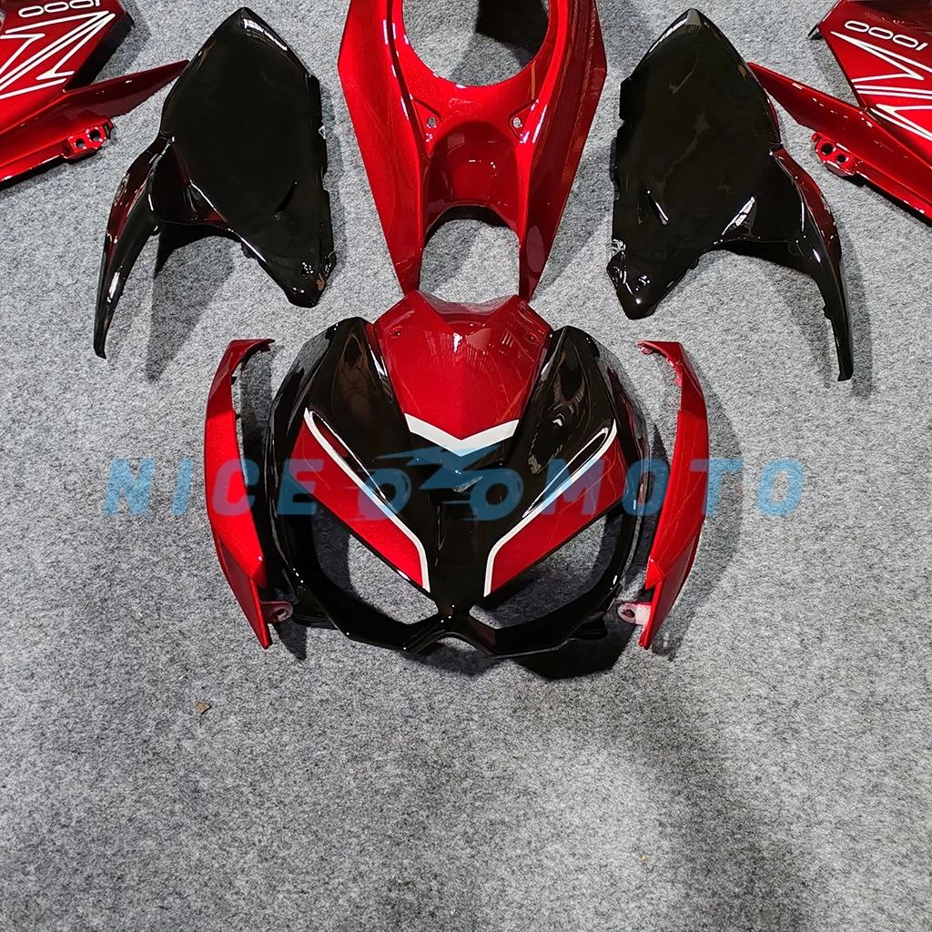 مجموعة انسيابية حقن بلاستيكية ABS مناسبة لدراجة نارية كاواساكي Z1000 2015 2016 2017 2018 2019 Z 1000RR Z1000 RR باللون الأحمر