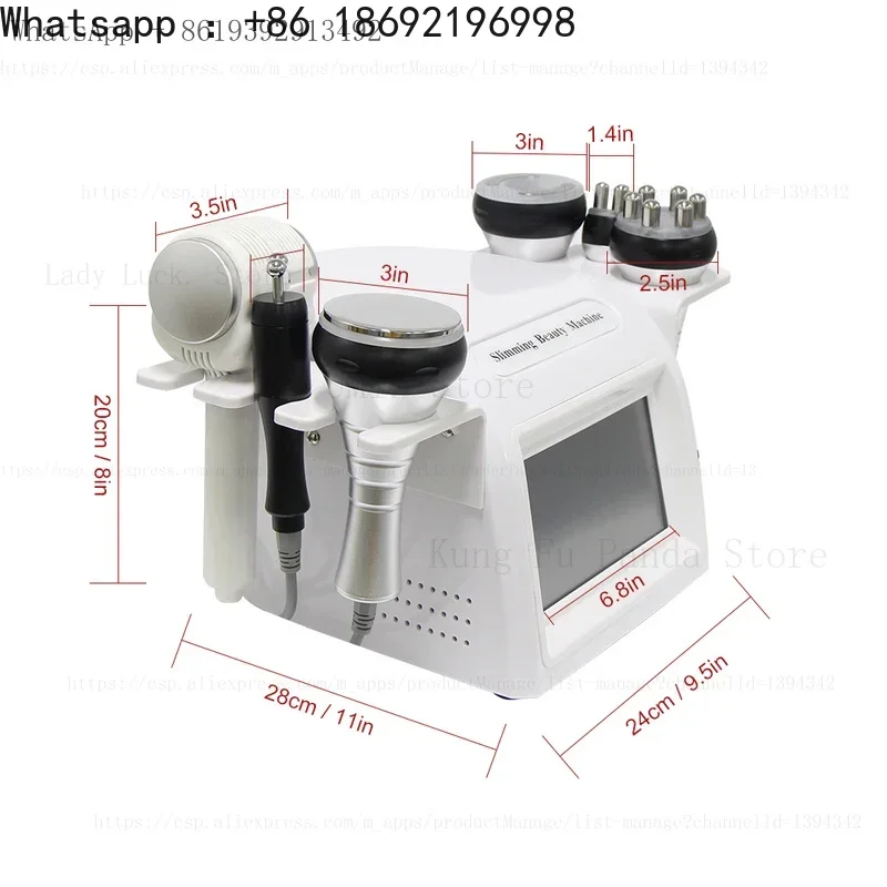 5 in 1 40K Cavitation Radio Frequency Device face body Tighten Slimming Weight Loss Anti-wrinkle Anti-cellulite Beauty Machine