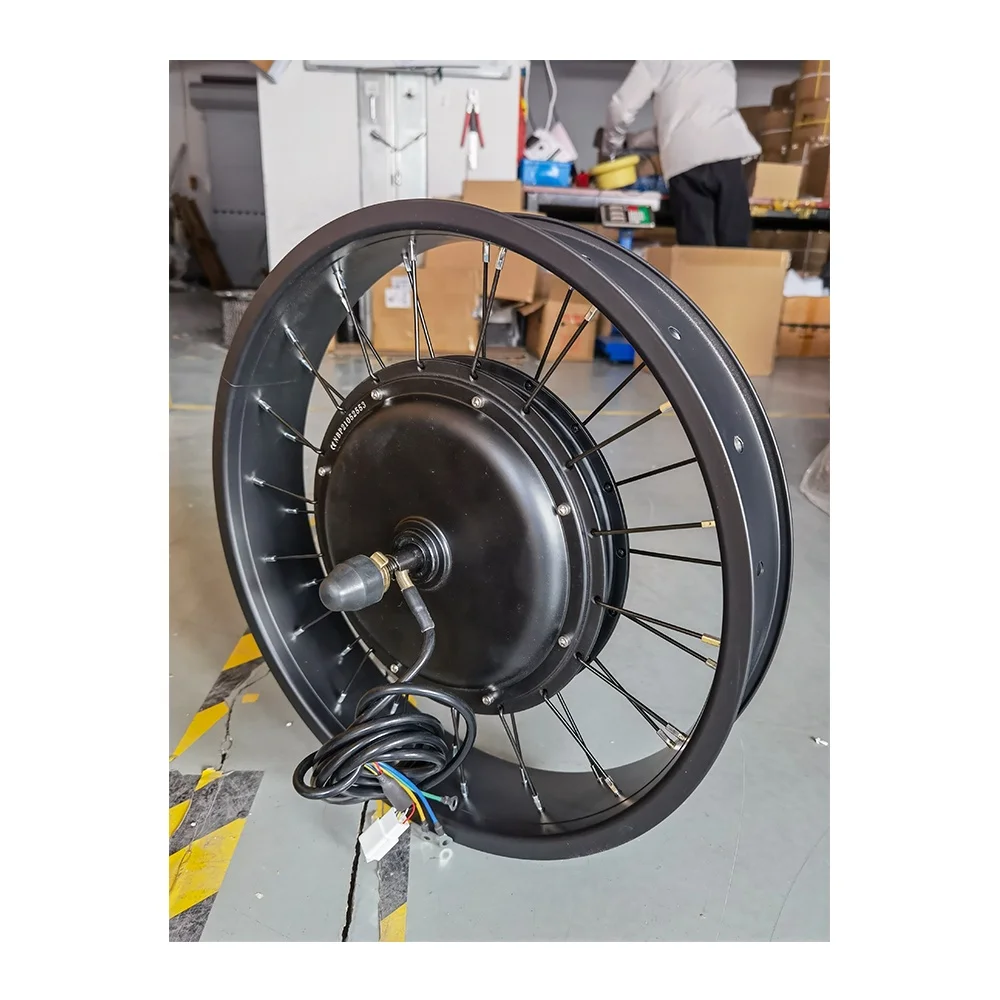 

STLFElectric Bicycle Part 48V 52V 2000W Fat Tire Kit 20'' 24'' 26''x 4.0 Width Electric Bicycle Conversion Kits dropout 170/190m