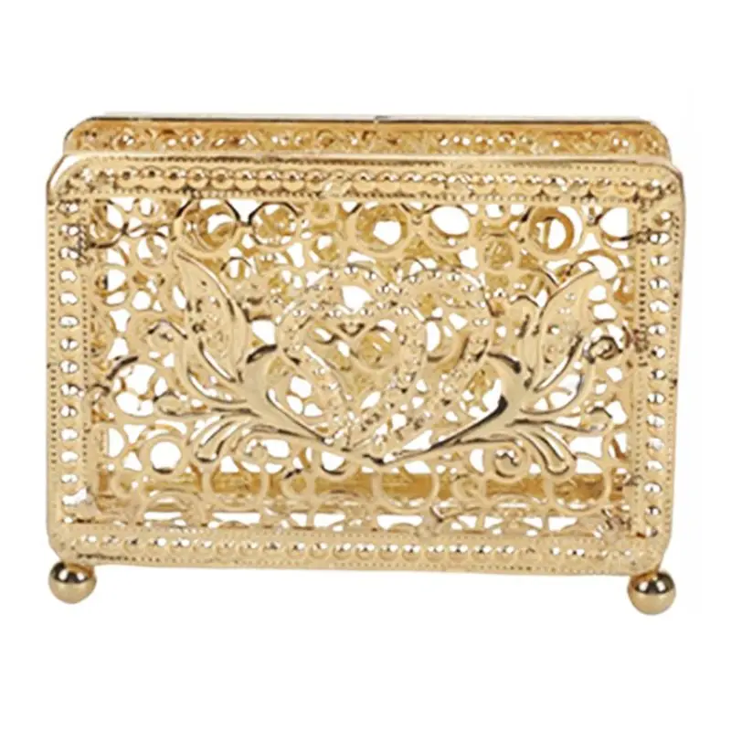 HRBAJ-Napkin Holder Wear-Resistant Organization Retro Western Restaurant Paper Rack Table Tissue Storage Holder Napkins Stand Du