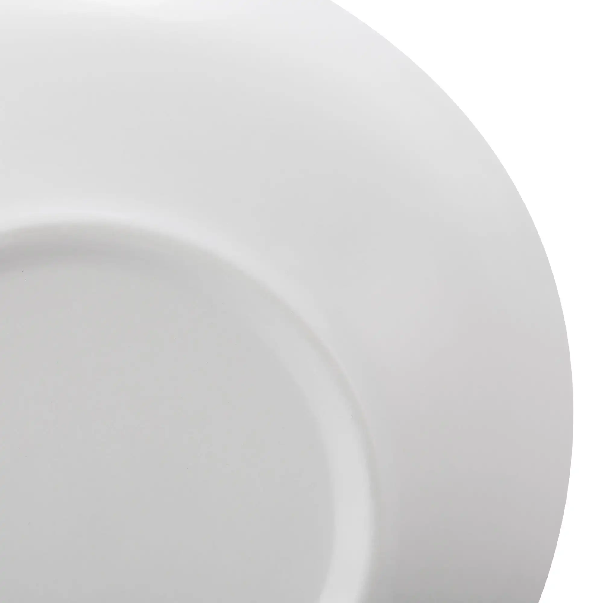 Glazed White Stoneware Round Dinner Bowl, 6.1” image 3