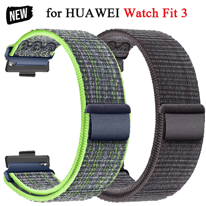 Nylon Loop Strap For Huawei Watch Fit 3 Smartwatch Sport Bracelet Soft Band For Huawei Watch Fit 3 Corrra Watchband Accessories