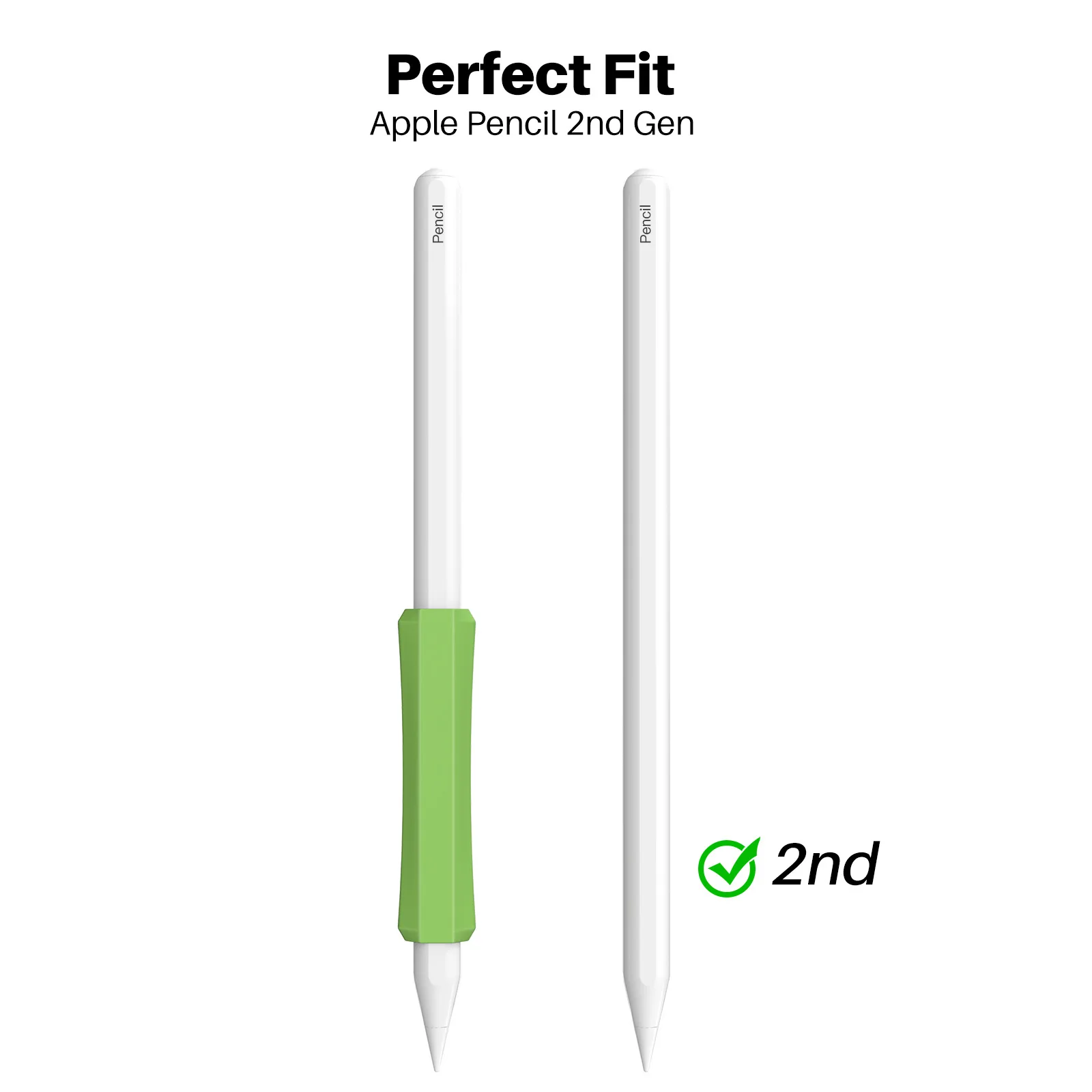 For Apple Pencil 3(USB-C)/2/1 - Ergonomic Silicone Grip Set