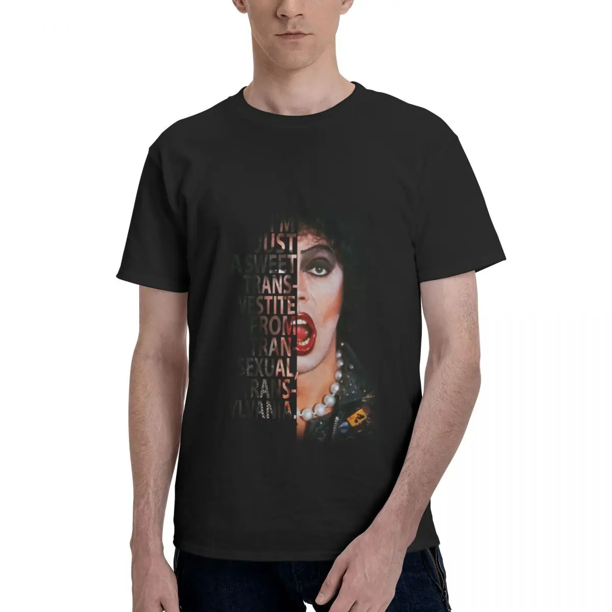 Frank N Furter Racerback T-Shirt Cotton Top Solid T Shirts Tops Tshirts