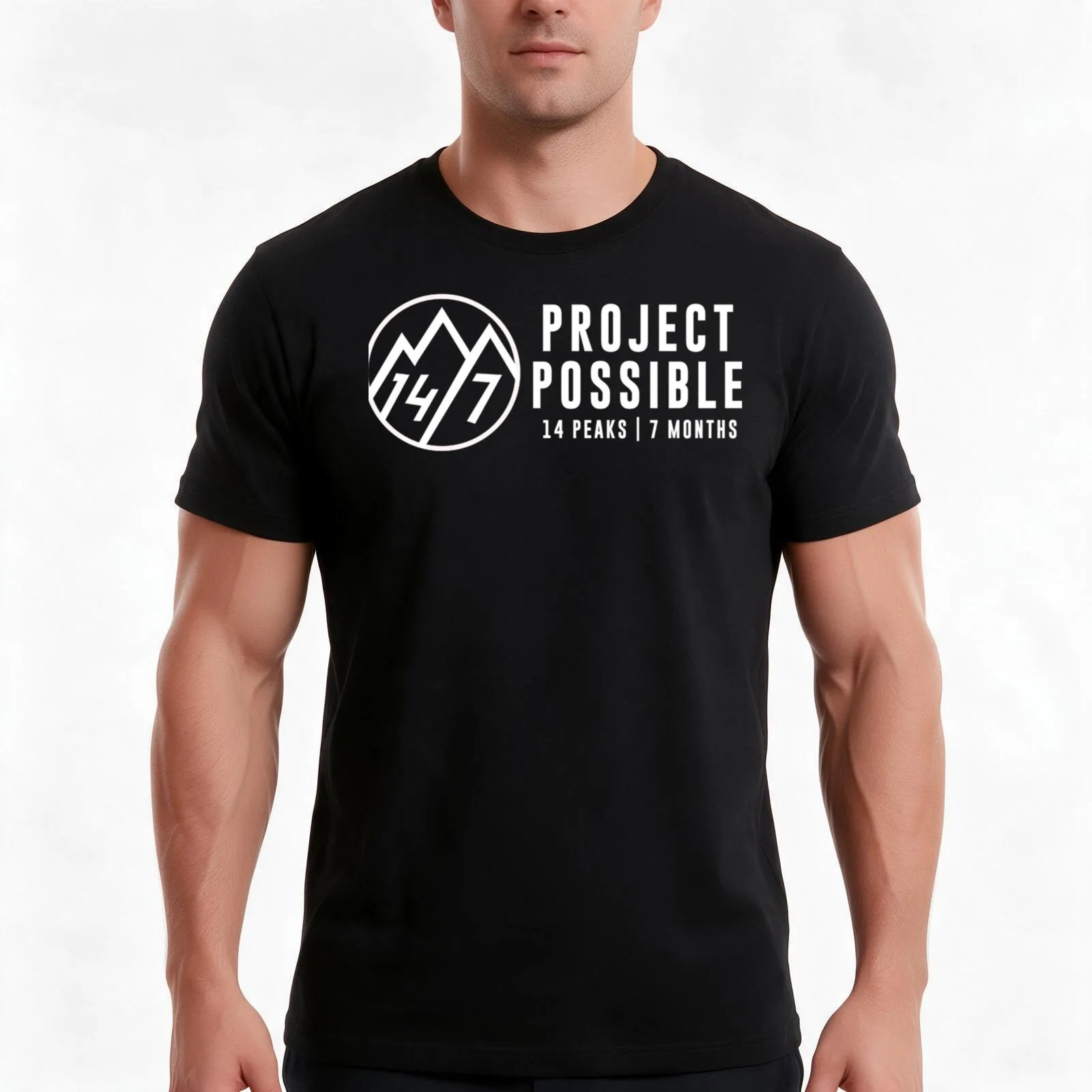 14 Peaks Nothing is Impossible Nimsdal Purja Project Possible Essential T-Shirt Summer Casual Cotton Tee Vintage Graphic Print