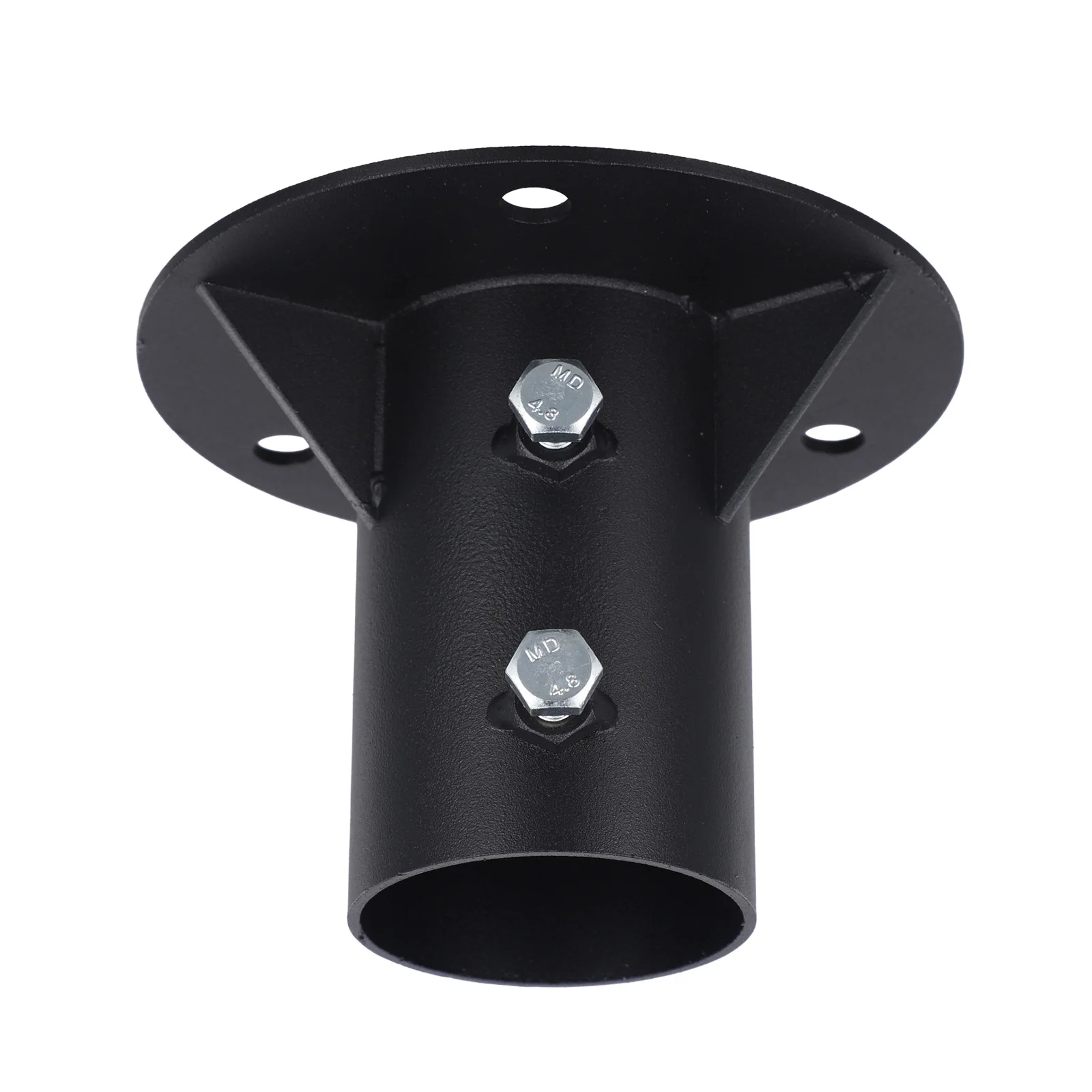 Adjustable Fence Base Chain Link Fence Post Base Garden Post Support Floor Flange Includes Fixing Screws Adjustable