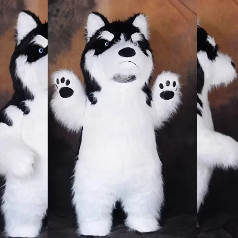 260cm Huge Inflatable Siberian Husky dog Mascot Costume Fancy Dress Party Advertising Ceremony Animal carnival perform show prop