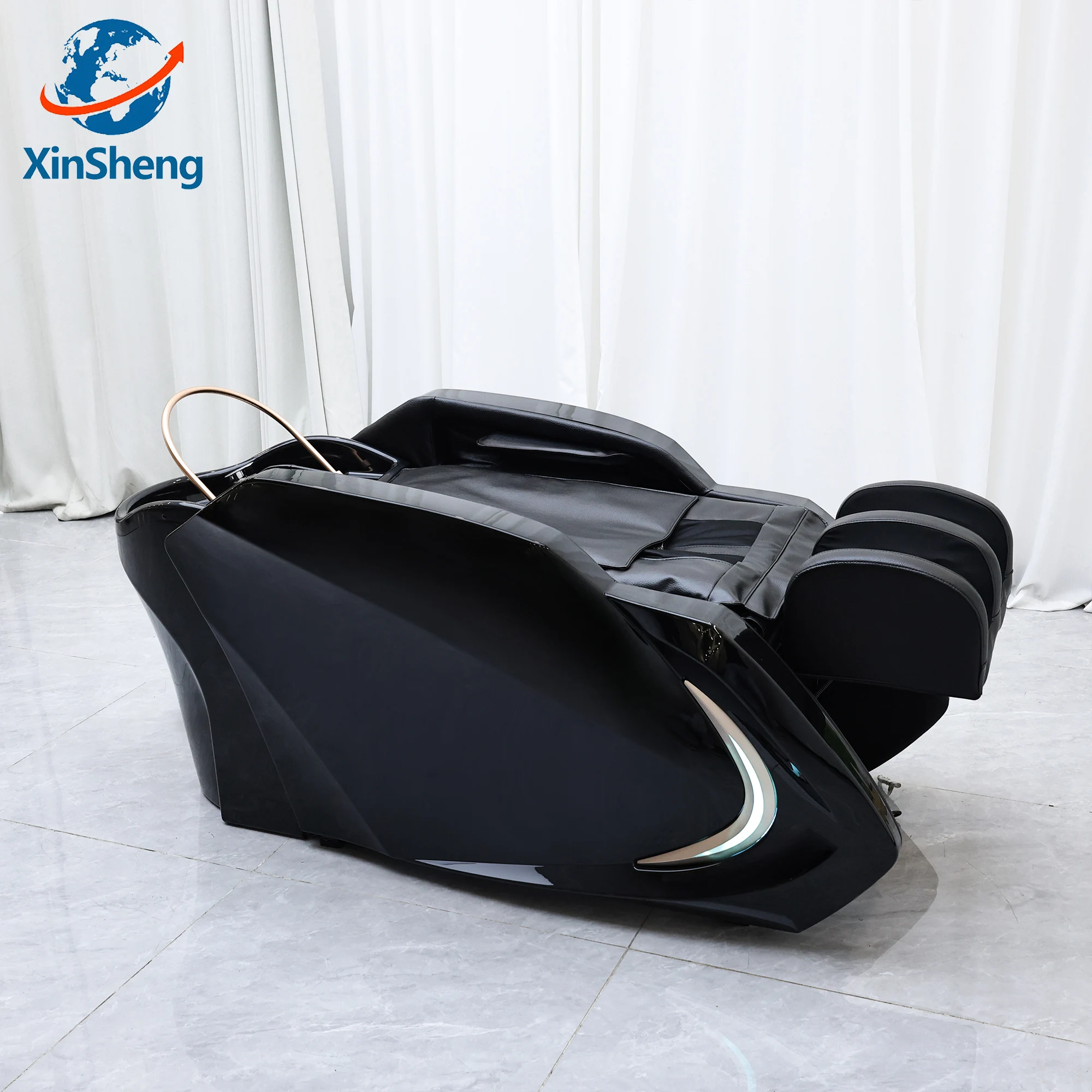 

XinSheng Professional Electric Massage Table Head SPA Salon Massage Bed Barber Shop Hair Washing Fumigation Beds Smart Furniture