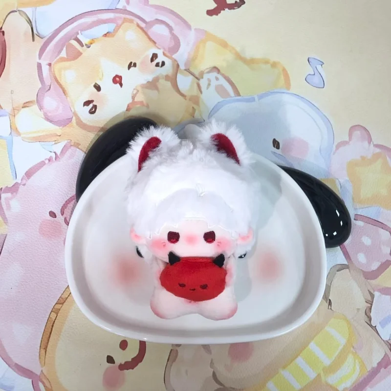 Jogo quente amor e espaço profundo brinquedo de pelúcia rafayel xavier zayne caleb sylus 10cm orelha animal mini pingente cosplay chaveiro caixa cega