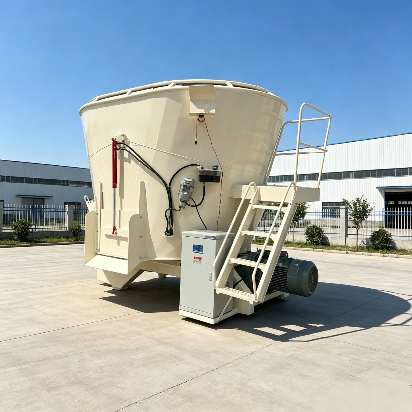 Wholesale Large Volume Static TMR Mixer Wagon Vertical Structure for Large Scale Cattle Ranch
